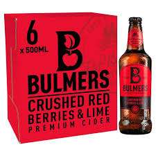 6 x Bulmers Crushed Red Berries and Lime - £6 Instore @ Asda (Orbital Swindon)