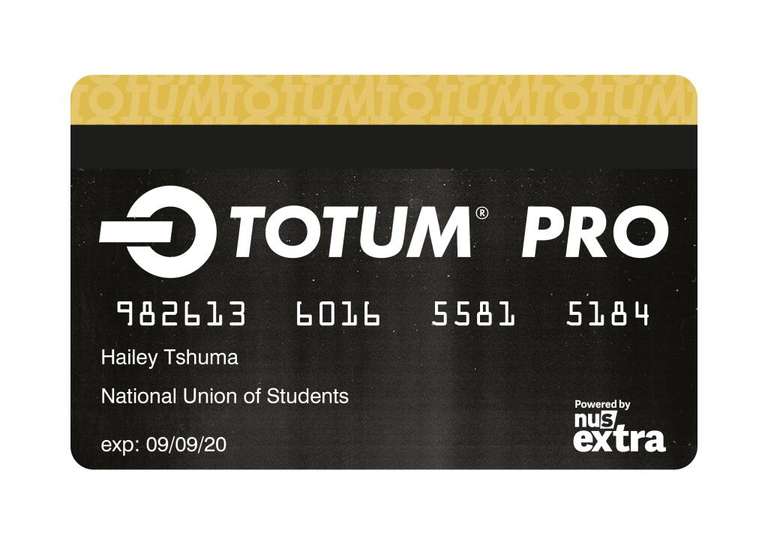 NUS /TOTUM Pro Card for all (via Acca Student) £16.49 delivered @ Totum