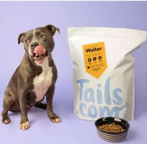 1 month free dog food from tails.com just pay shipping £2 at Groupon