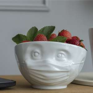Bowl with mask perfect for lockdown breakfast - £16.99 (+£1.99 Postage) @ Glow + Possible 18.5% Quidco