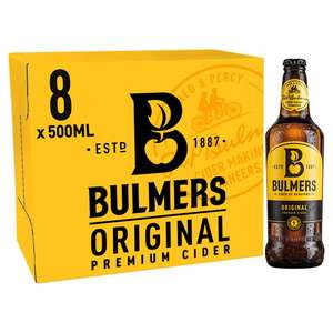 8 bottles of 500ml Bulmers original for £6 @ Aldi (Wetherby)