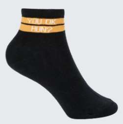 "You ok hun" fashion socks at Select fashion, cute stocking filler - £1.49 (+99p Postage) @ Select Fashion