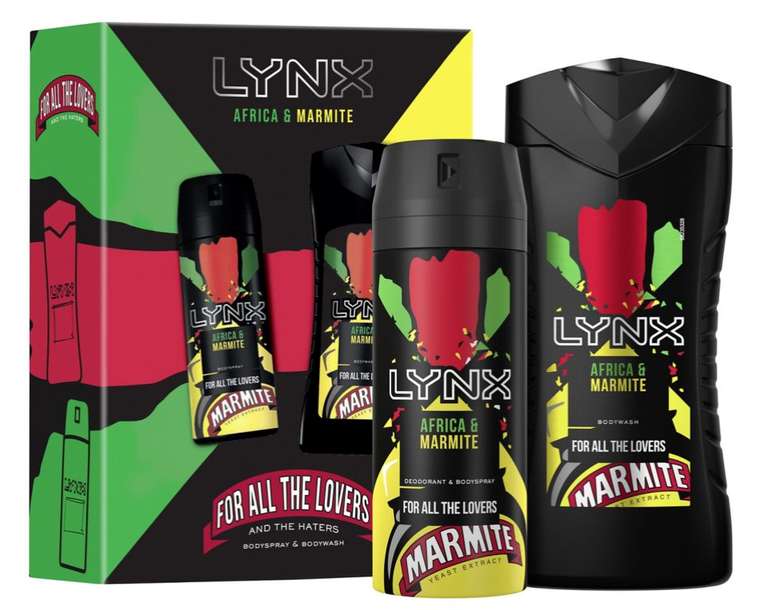 Lynx Africa Marmite Duo Gift Set - £2.80 + £1.50 Click and Collect / £3.50 delivery @ Boots