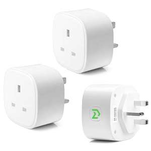 Meross Smart Plug with energy monitoring, Alexa/Google/SmartThings app support for £13.09 (£4.36each)delivered, Sold by WiFi Home and FBA