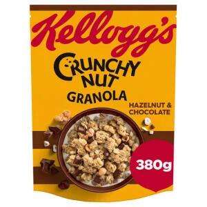 Kellogg's Crunchy Nut Granola Hazelnut & Chocolate or Fruit & Nut 380g - £1.50 @ Iceland
