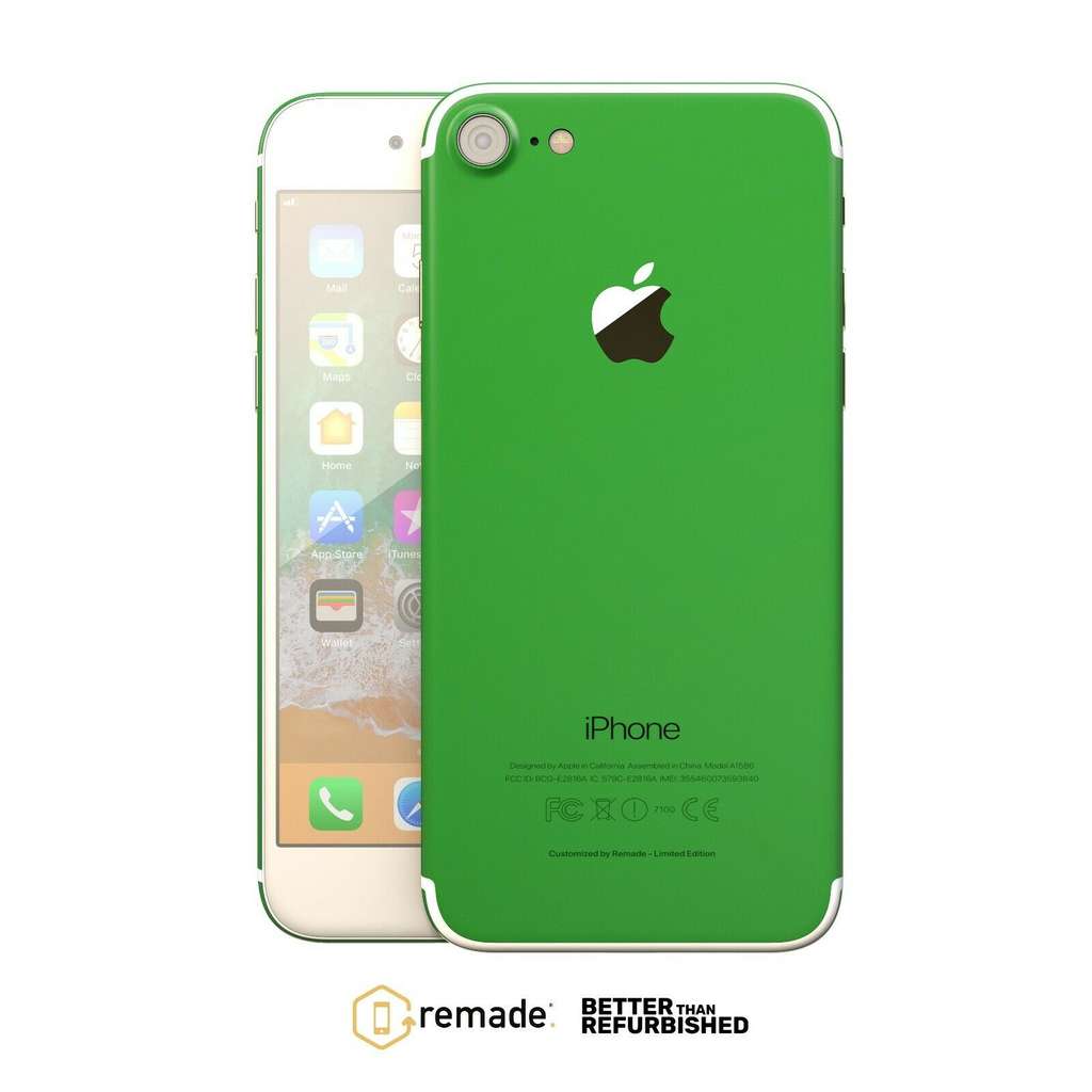 Apple IPhone 7 128GB Unlocked Smartphone In Remade Amazon Moss Colour 