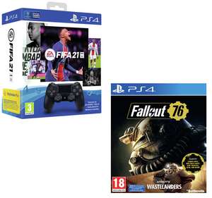Sony PS4 Dualshock 4 Controller + FIFA 21 PS4 Game + Fallout 76 Wastelanders £69.99 (Free Collection) @ Argos