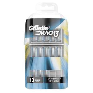 Mach 3 Blades 13 Pack @ Superdrugs £10.73 Free Delivery Health & Beauty members