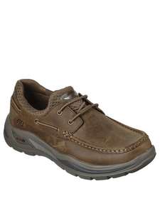 Skechers Motley Leather Boat Shoes - Brown - £25.20 + free Click and Collect / £3.99 delivery @ Very