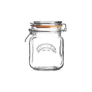 Kilner 1.0L Square glass, clip top jar with rubber seal £5.99 Amazon Prime / £10.48 Non Prime