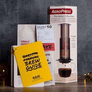 Rave Coffee Aeropress coffee maker Gift Set £24.90 at Rave Coffee