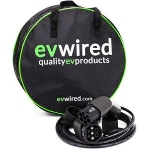 Electric Vehicle EV 5 metre cable Type 2 - £96.74 delivered using code @ Power Bulbs