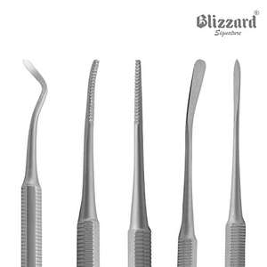 Ingrown Toenail File Set by Blizzard – 3 Piece Double-Ended Tool Kit - £7.77 (+£4.49 NP) @ Sold by Blizzard Instruments and FBA
