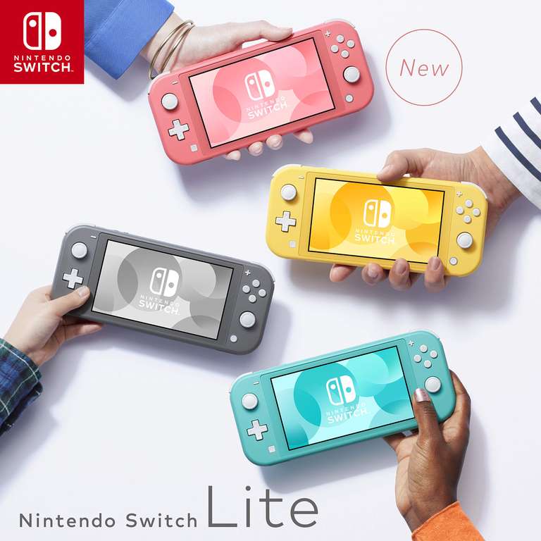 Nintendo Switch Lite - Turquoise / Grey / Yellow / Coral for £169.99 @ Asda