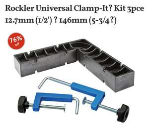 Rockler Universal Clamp-It Kit £13.98 delivered at Yandles