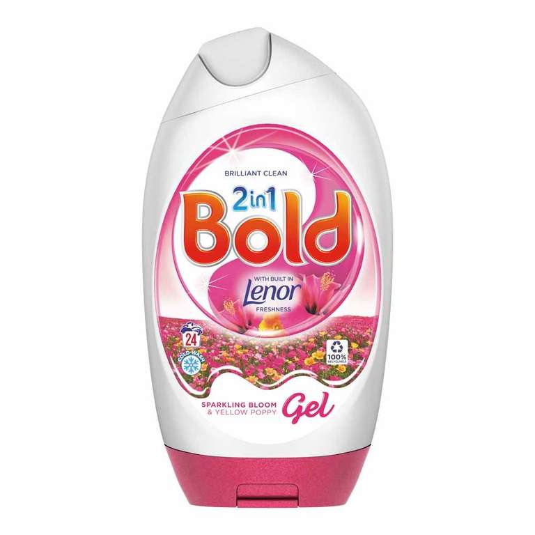Bold washing GEL sparkling Bloom 48 washes (2 packs of 24) - £6.99 at The Range Peterborough