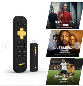 NOW TV Stick-1 Month Entertainment, 1 Month Sky Cinema & Sky Sports Day Pass £19.99 (free click & collect) @ Argos