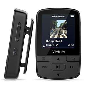 Victure Bluetooth MP3 Player 16GB Clip Sport - £17.59 (+£4.99 Non Prime) @ sold by Sonha and fulfilled byAmazon