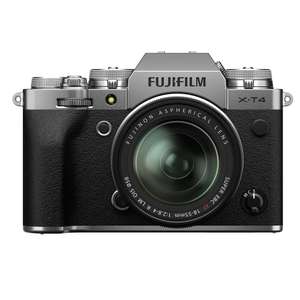 Fujifilm X-T4 mirrorless camera with 18-55mm lens, silver, plus ‘free’ Fujifilm battery, £1,594 from Castle Cameras
