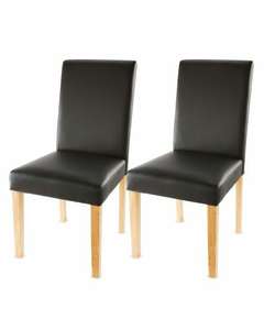 2 x Dining room chairs £49.99 online @ Aldi