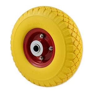 Solid Wheel for Wheelbarrow - Professional or Domestic Puncture Resistant with Metal Centre £8.53 at Amazon Warehouse