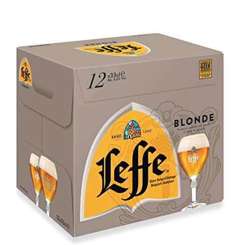 12 bottles of Leffe Blonde 330ml for £11.99 (+£4.49 non-prime) @ Amazon
