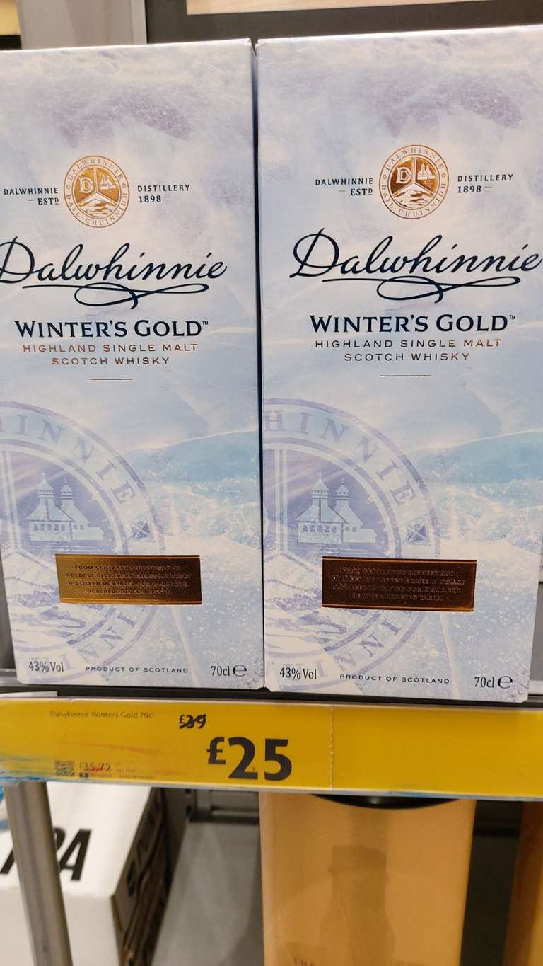 Dalwhinnie Winters Gold Single Malt £26 instore @ Morrisons (Hyde)