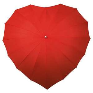 Heart Shaped Walking Umbrella £21.99 Umbrella World