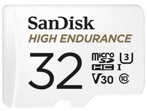 SanDisk High Endurance 100MBs Micro SDHC Card with Adapter 32GB - £6.89 - Free Delivery @ Picstop
