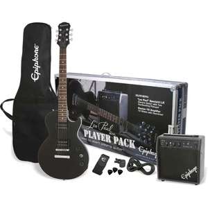 Epiphone Les Paul Guitar Player Pack in Black £199 at Andertons
