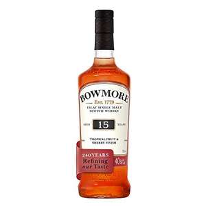 Bowmore 15 Year Old Single Malt Scotch Whisky, 70cl £40 Delivered @ Amazon