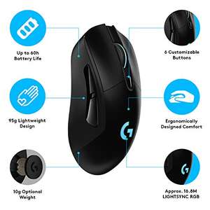 Logitech g703 lightspeed wireless gaming mouse - Like New £31.17 @ Amazon Warehouse