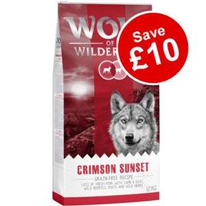 12kg Wolf of Wilderness Dry Dog Food £29.99 (£1.99 Delivery) @ Zooplus