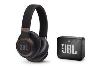 JBL Live 650BTNC Wireless Over-Ear Noise-Cancelling Headphones + Free JBL GO2 Speaker - £79.98 @ BT Shop
