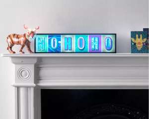 Argos Home Christmas Rhapsody Ho Ho Ho Light Up Box Now £10 with Free Click and Collect From Argos