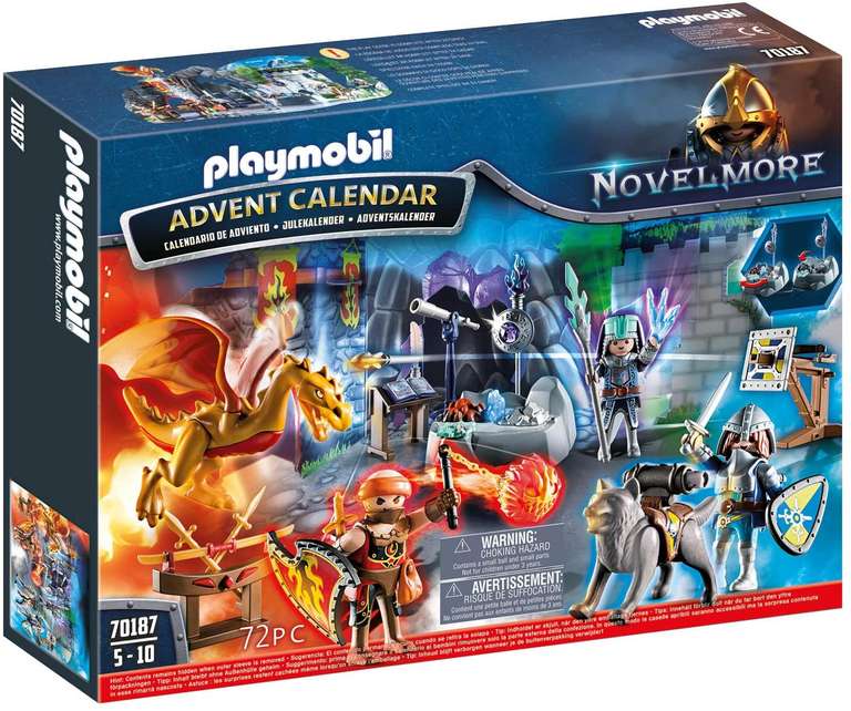 Playmobil 70187 Knights of Novelmore Advent Calendar For £9.60 Prime (+4.49 non Prime) @ Amazon