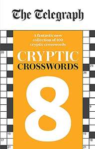 Telegraph Cryptic and Quick Crossword books vol 8 only £2 (+£2.99 non-prime) at Amazon
