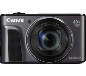 CANON PowerShot SX720 HS Superzoom Compact Camera - Black £199 @ Currys