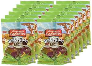 Maynards Bassetts Soft Jellies Wild Safari Sweets Bag, 160 g, Pack of 10 - £5.86 ( + £4.49 Non Prime) @ Amazon