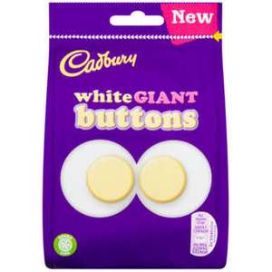 Cadburys Giant White Buttons 110g - 80p @ Cadburys Outlets