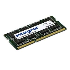 Integral 4GB DDR3 RAM 1600MHz SODIMM Laptop/Notebook PC3-12800 memory £15.99 prime / £20.48 nonPrime Amazon
