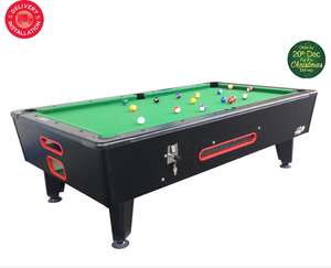 Installed Roberto Sport 7ft Top Slate Pool Table Operated by £1 Coin, from Costco - £2799.99