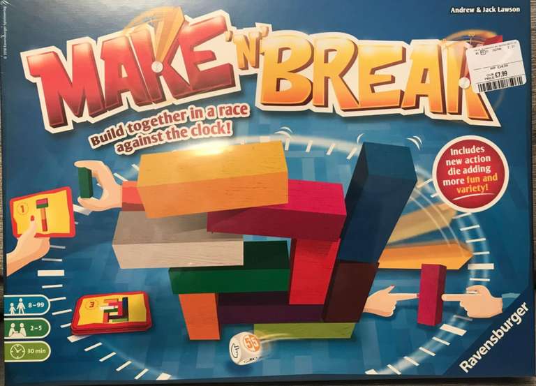 Ravensburger Make 'N' Break board game £7.99 in-store @ TK Maxx Banbury