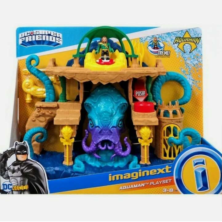 Imaginext Aquaman playset in store at Tesco Mansfield
