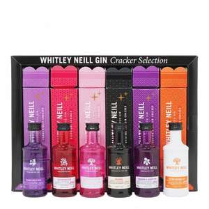 Whitley Neill Christmas Cracker Gift Set - 6x5cl £17.90 at The Whisky World (+£4.95 Shipping)