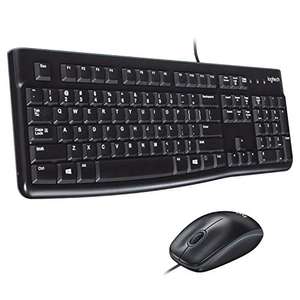 Logitech MK120 Wired Keyboard and Mouse for Windows £4.18 for Business Customers (£14.99 Non Business) @ Amazon
