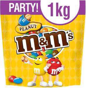 M&M's Peanut Party Bulk Bag, 1 kg £4.80 Amazon Fresh - FREE same-day delivery on orders over £40.00