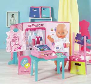 Baby Born's Ultimate Pop-Up Shop Playset with Till & Accessories - £4.99 delivered @ Argos / eBay