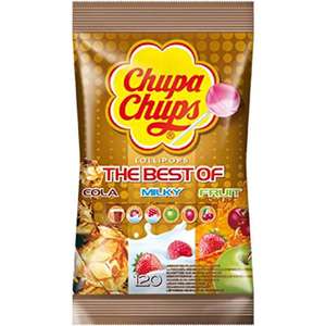 Chupa Chups Best of 120 bag (Cola / Milky / Fruit) £10.41 Prime / £14.90 Non-Prime @ Amazon