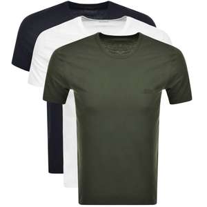 BOSS Multi Colour Triple Pack T Shirts £28 + £3.50 del at Mainline Menswear